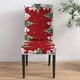thumbnail image 5 of Fundas para Sillas de Comedor Navideñas | Protectores Elásticos Rojos | Fundas Elásticas Lavables para Sillas de Cocina | Decoración para Fiestas | Protector de Muebles para El Hogar y Eventos, 5 of 6