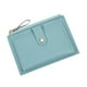 thumbnail image 2 of Cartera pequeña y delgada para mujer | Tarjetero de piel sintética estilo coreano con cremallera | Monedero ligero y compacto para estudiantes | Regalo portátil para viajes y compras., 2 of 6