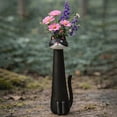 thumbnail image 4 of 7.87 x 4.33 in Handcrafted Quirky Cats Vase, Whimsical Ceramic Flower Vase, Playful Boho Home Decor, Ideal Gift for Cat Lovers, 4 of 8