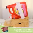 thumbnail image 2 of Laundry Detergent Holder with Drip Tray and Storage Drawer by HTB, Bamboo Detergent Holder With Downward Slop Design to Get the Last Drop of Detergent, 2 of 7