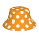 thumbnail image 1 of Balery Orange And White Polka Dot Sombreros para el sol para hombre y mujer, sombrero de pescador con UPF 50+, 1 of 6