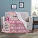 thumbnail image 2 of LHSHID Custom Blanket Unique 18th Birthday Gifts Bed Blankets Birthday Presents for Daughter Granddaughter Female Friends Ideal for Girl Siter 30"x40", 2 of 4