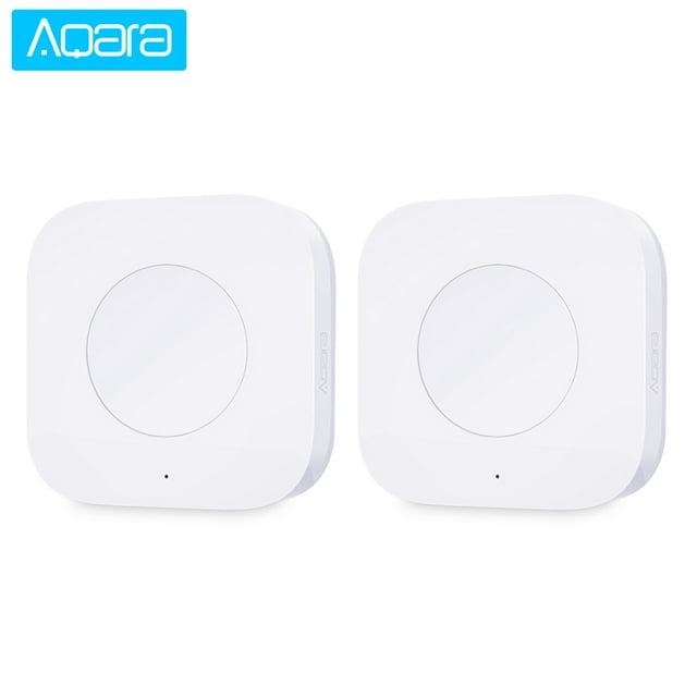 Aqara 2Pcs Wireless Mini Switch Zigbee System Remote Control Switch Use With Gateway Aqara Air Condictioner Partner