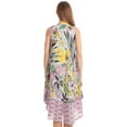 thumbnail image 3 of Riviera Sun Sleeveless Umbrella Dresses for Women (Aqua Floral, Small), 3 of 3