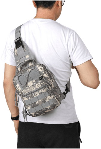 Men Backpack Tactical Sling Chest Pack Shoulder Bag Outdoor Hiking Travel USA