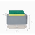 thumbnail image 2 of Kitchen Soap Dispenser + Sponge Holder 2-in-1, Update Design Dish Liquid Soap Pump Dispenser, Dishwashing Countertop Soap Dispenser with Sponge Holder Instant Refill, 2 of 7