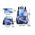thumbnail image 2 of Demon Hunters Backpack Students Schoolbag Pencil Case Shoulder Bag Three-piece Set, 2 of 5