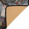 thumbnail image 4 of WOBOGO Adorable Snowman Carpet Non-Slip Rugs Soft Doormat 63×48in Living Dining Room Bedroom Decorative, 4 of 7