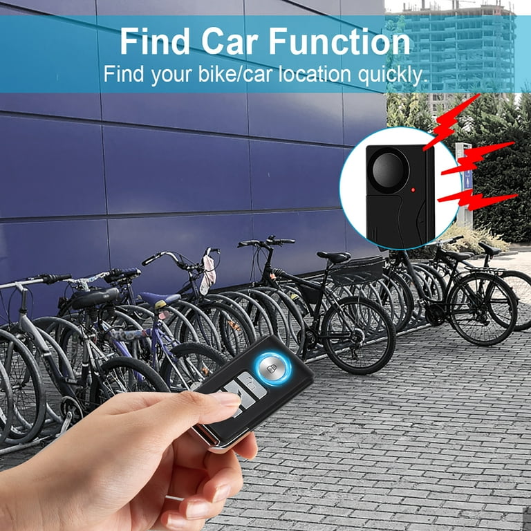 Wsdcam Wireless Vibration Alarm with Remote Control Anti-Theft Alarm  Security - Walmart.com