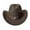 Coffee, variant on Hauaitttt Western Style Cowboy Hat with Cow Head Decoration Outdoor Outing Casual Style Sun Hat Oversized Hats for Men Cow Girl Hat for Women Pale Hat Hats for Boys Girls Cowboy Hat Toddler Foldable