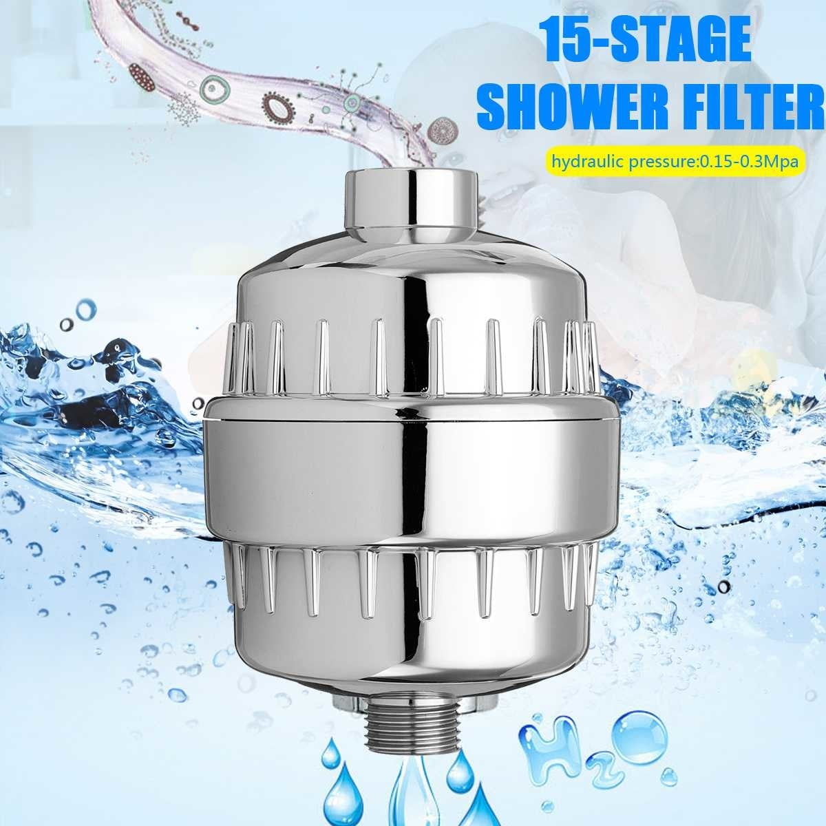 15 Layers Water Filter Set For Household Shower Water Purifier Shower