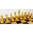 thumbnail image 5 of 4 QNS Acacia 3 3/4" King Anderssen Staunton Wood Chess Men Set NO Board Storage, 5 of 10