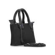 No Boundaries Womens Mini Tote Crossbody Bag, Black