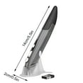 thumbnail image 4 of Vertical Pen Mouse, Yannianjz Vertical Pen Mouse, 2.4G Wireless Ergonomic Mouse with USB Type-C Receiver, Optical Pen Shape Mouse for Laptop PC, Portable, Comfort Grip, 4 of 7