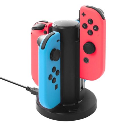 4in1 Charging Dock Charger Stand for Nintendo Switch Joy Con Joy-Con (Best Charger For Nintendo Switch)