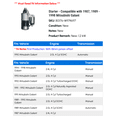 thumbnail image 2 of Starter - Compatible with 1987, 1989 - 1998 Mitsubishi Galant 1990 1991 1992 1993 1994 1995 1996 1997, 2 of 4