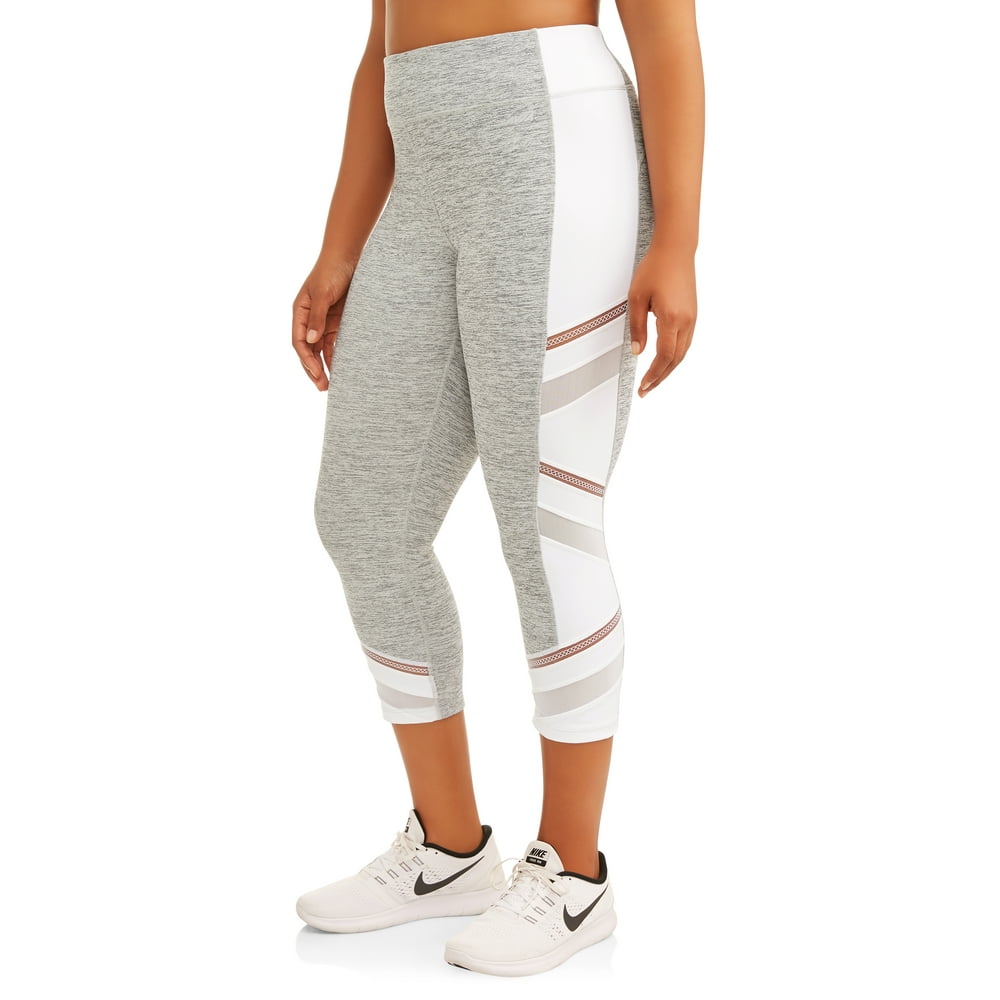 Avia Women's Plus Size Active Filament Capri