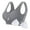 Gray, variant on Plus Size Everyday Bras for Women,Women Seamless Sports Bra Wirefree Yoga Bra with Removable Pads Beige M