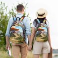 thumbnail image 5 of Yiaed Cute Mushroom Town Print Backpack, Premium Laptop Backpack, Travel Backpack for Women, Lightweight Backpacks, Comfortable Back Pack-Medium, 5 of 7