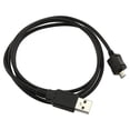 thumbnail image 3 of Generic Sync/Charger/USB Cable Compatible with HTC EVO 4G, USB-C Charging Ports/Plug - Black, 1 Pack, 3 of 5