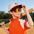 thumbnail image 2 of Kids Sunglasses Youth Baseball Sunglasses for Boys Girls, Polarized UV Protection Sunglasses with Glasses Strap for Sports Running Baseball Cycling, 2 of 6
