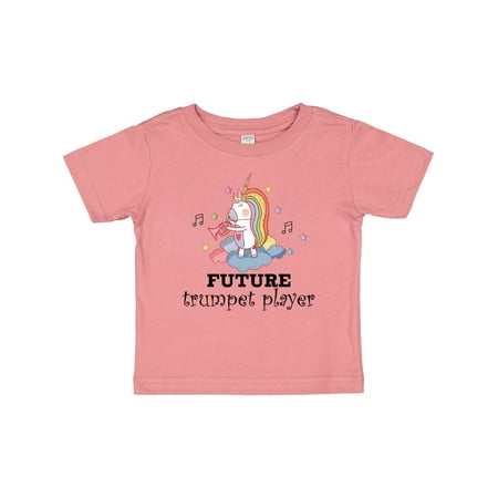 

Inktastic Future Trumpet Player Unicorn Gift Baby Girl T-Shirt