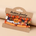 thumbnail image 6 of Inerposs Halloween Bracelets, Gothic Layered Beaded Bracelets, Spooky Ghost Pumpkin Stackable Stretch Bracelet, Perfect for Halloween Costumes and Accessories, Ideal Jewelry Gifts for Women, 6 of 6