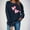 Navy, variant on Valentines Sweatshirts for Women Cute Crew Neck Sweatshirt Heart Print Long Sleeve Shirt Fashion Trendy Outfits