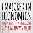 thumbnail image 3 of CafePress - Majored In Economics T Shirt - Fitted T-Shirt, Vintage Fit Soft Cotton Tee, 3 of 4