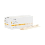 McKesson Wooden Applicator Sticks, Non-Sterile - Single Use, 6 in Long, 1000 Count, 1 Pack