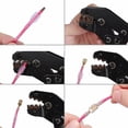 thumbnail image 4 of Alicates de engarzado con conectores de terminales de 600 uds, engarzadora de casquillos de cableado eléctrico macho y hembra de varios tamaños, 4 of 4