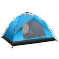 thumbnail image 6 of Pop Up Camping Tent for 3-4 Person, Waterproof Portable Dome Tent for Hiking, Backpacking and Outdoor Camping, Blue, 6 of 6