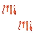 thumbnail image 1 of Riwesomey 4 correas de amarre de bucles suaves de 18 pulgadas, 1900 lb, carga de trabajo resistente de 2500 lb para motocicleta UTV/ATV Snowmobile Type3 NO3 Riwesomey CBP078689, 1 of 5