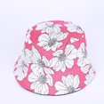 thumbnail image 5 of CoCopeanut Fashion Flower Autumn Rint Bucket Hat Reversible Fisherman Hat Women Men Outdoor Travel Sun Hat Panama Bucket Cap Hats for Girl, 5 of 6