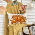 thumbnail image 6 of Sm:)e Maple Leaves Pumpkin Fall Pillow Covers 12x20 Inch, Cushion Covers for Sofa Seasonal Home Decor, 6 of 8