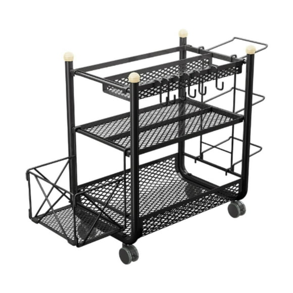 Organizador de equipos deportivos con ruedas lanzadoras Rolling Ball Storage Rack para Backets de tenis de resistencia al fútbol de mancuernas