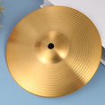 thumbnail image 2 of Cymbales en Laiton de 8 Pouces pour Débutants, Instruments de Percussion (Doré), 2 of 3