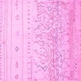 thumbnail image 1 of Ahgly Company Indoor Square Abstract Pink Modern Area Rugs, 6' Square, 1 of 4
