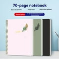 thumbnail image 4 of Journaling Notebooks, Spiral Journal Notebook, Hardcover Notebook, College Ruled Notebook for Work Campus Notebooks Cuaderno Note Pad Journal Notebook for Women Math Teacher Supplies, Green, 4 of 5
