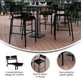 thumbnail image 6 of BizChair Bar Height Commercial Grade Bar Stool, Black, 6 of 12