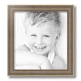 thumbnail image 2 of ArtToFrames 12" x 13" Aged White Gold Picture Frame, 12x13 inch Silver Wood Poster Frame (WOM-2036),  Pack, 2 of 7
