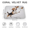 thumbnail image 2 of Beagle Dog Bathroom Rug Animal Bath Mat, Non-Slip Soft Shower Rug Microfiber Cute Bath Rug , Water Absorbent Thick Shaggy Floor Mats for Bedroom, Kitchen, Home Decor 20"x32", 2 of 8