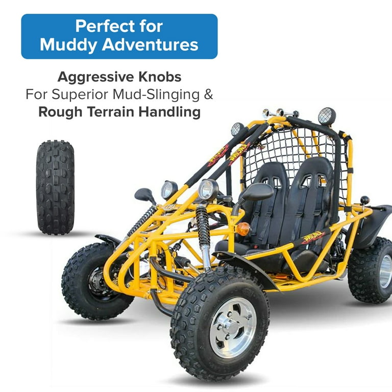 AlveyTech 19x7.00-8 Knobby Tire, Tubeless, Off-Road Traction for