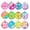 Round-Random Color, variant on 10-50pcs Mini Pop Keychain Toddler Sensory Fidget Toys Bulk Classroom Prizes Kids Birthday Party Favors Wedding Gift for Guests