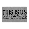 thumbnail image 1 of Coir Welcome Mats For Front Door Funny Door Mats Outside Decoration Mat, 1 of 2