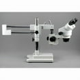 thumbnail image 2 of AmScope 3.5X-90X Binocular Stereo Boom Microscope + Ring Light New, 2 of 4