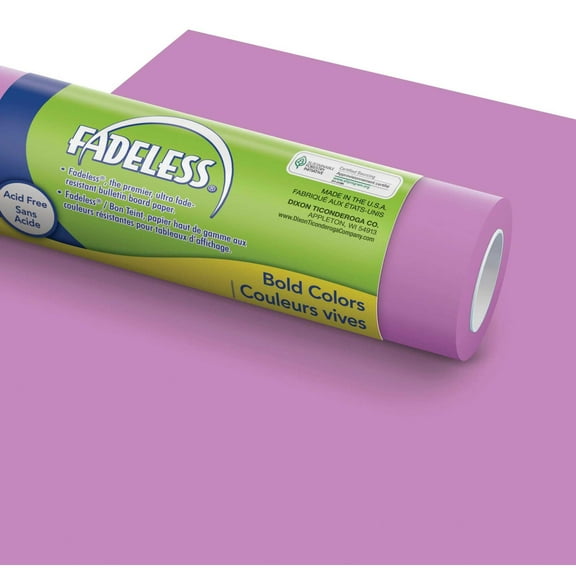 Fadeless Paper Roll, Brite Purple, 48 Inches x 50 Feet