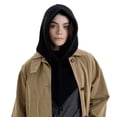 thumbnail image 1 of Foulard à Capuche pour Femmes, Cagoule Tricotée Chaude d'Hiver avec Cordon de Serrage Réglable pour Cyclisme, Ski, Randonnée, 1 of 8