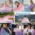 thumbnail image 5 of Pink Purple Teal Ombre Cream Cooling Blanket,Lightweight Summer Throw Blanket with Double Sided Cold Effect,Modern Abstract Art Aesthetics Picnic Blankets Bed Sheet for Hot Sleepers 30"x40", 5 of 8