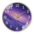thumbnail image 2 of Gnmfd Wall Clock Silent Non-Ticking Battery Operated 8 Inch Quartz Decorative School Office Home Kitchen Bedroom Easy Read Modern Arabic Numerals Timepiece Living Room Decor, 2 of 7